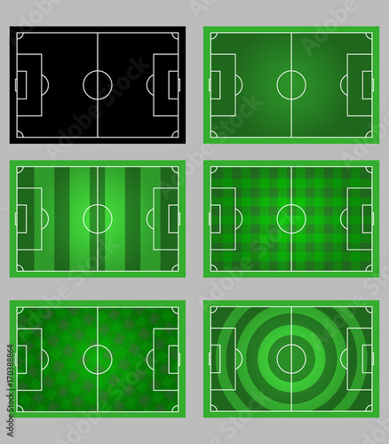 soccer field pattern element graphic