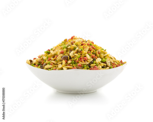 фотографія Indian cuisine navratan mixture namkeen