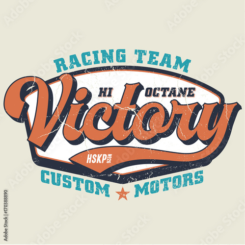 Victory Racing Team - Tee Design For Print