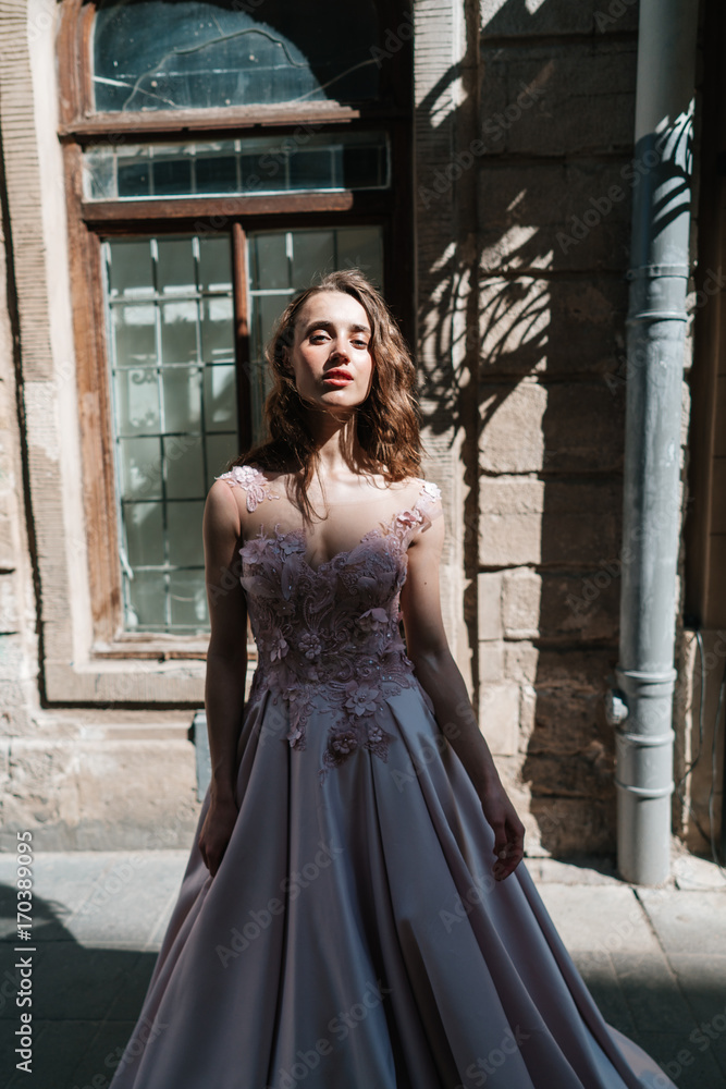 woman in a stylish evening dress woman in a stylish evening dress