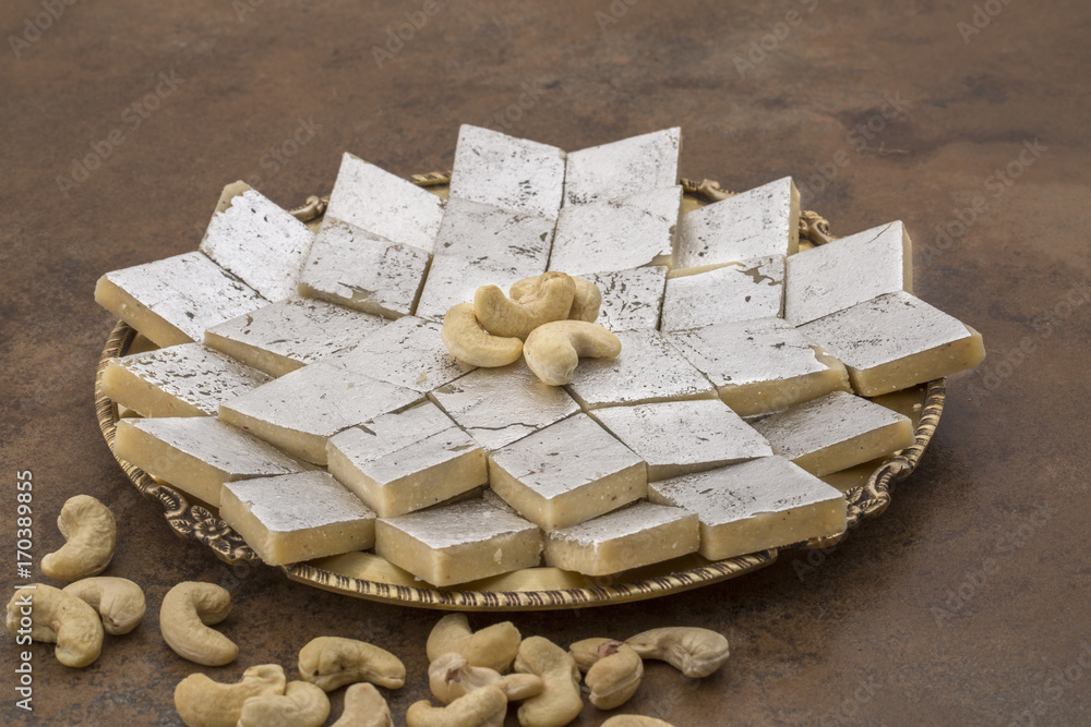 Kaju Katli Stock Photo Adobe Stock