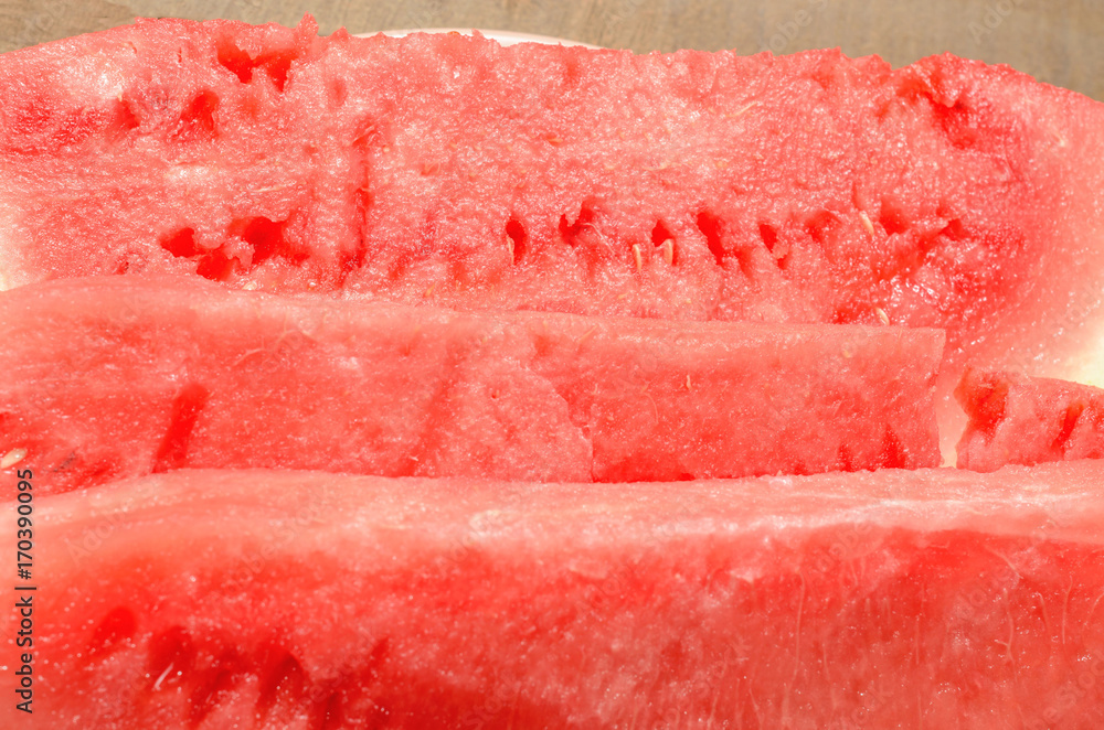 Fototapeta premium A few slices of watermelon