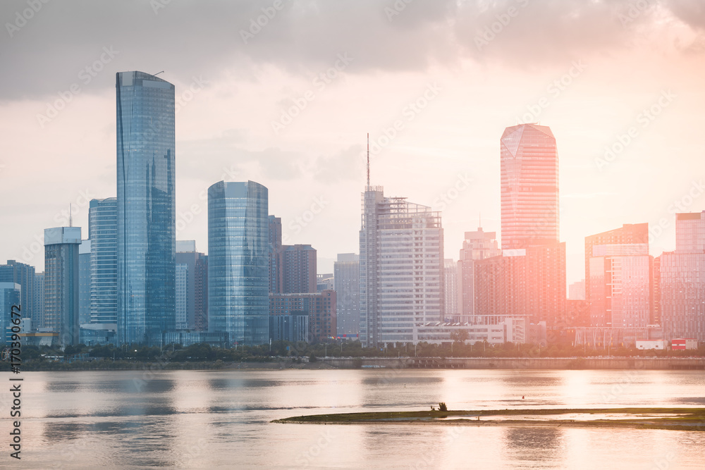 Obraz premium China's Shenzhen city in the night