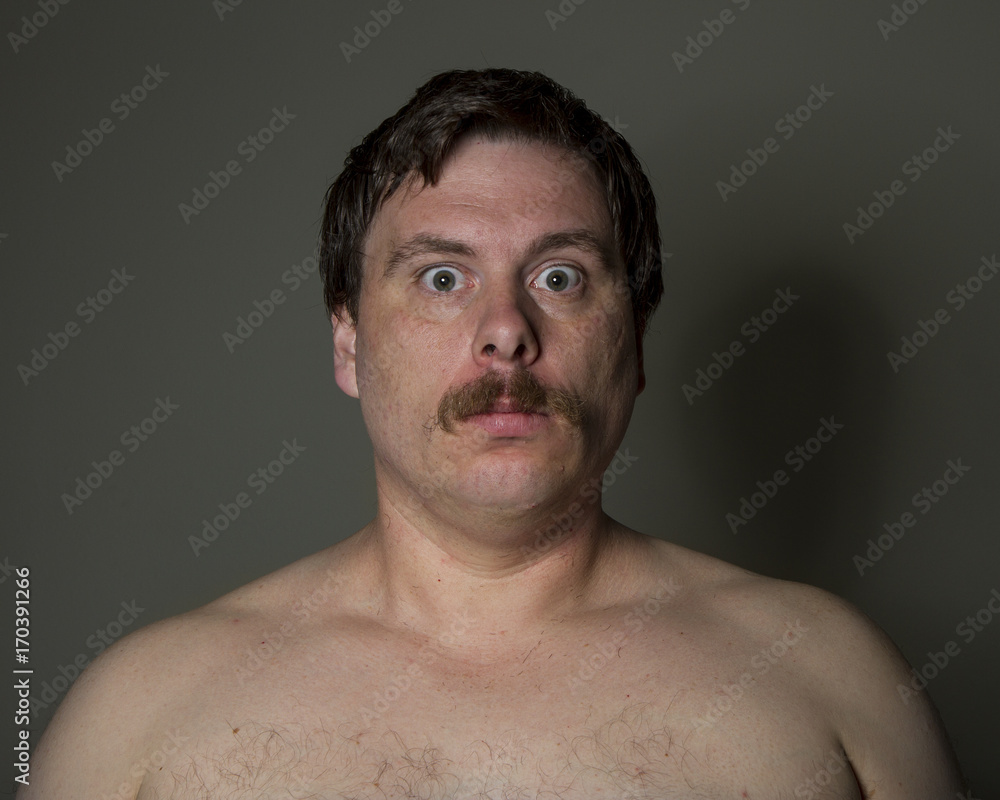 man looking with a creepy look man looking with a creepy look