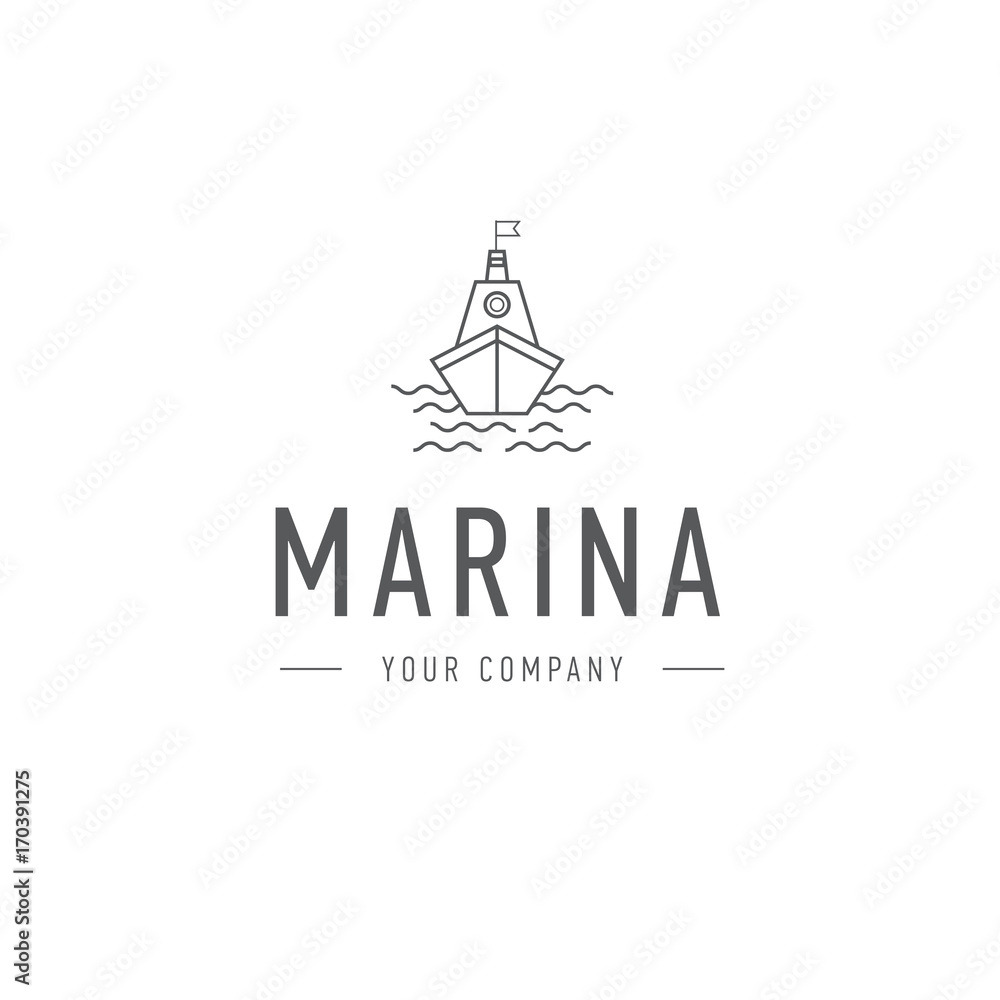 marina, steering wheel logo template, abstract business icon. Ship and waves. Steamboat. Sailboat. Fishing. marina, steering wheel logo template, abstract business icon. Ship and waves. Steamboat. Sailboat. Fishing.