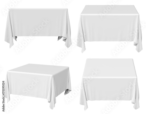 Square tablecloth set