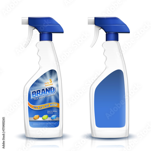 Tile mold cleaner mockup