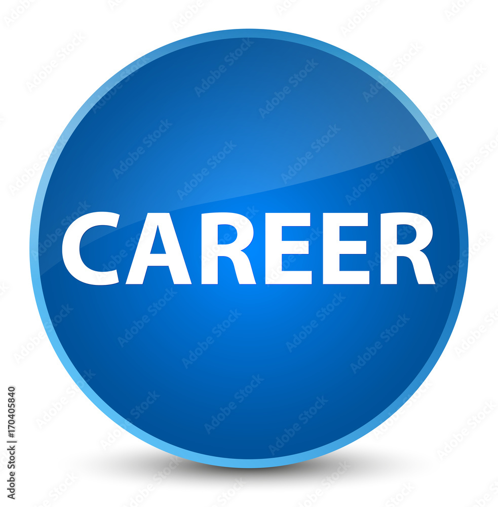 Career elegant blue round button Career elegant blue round button