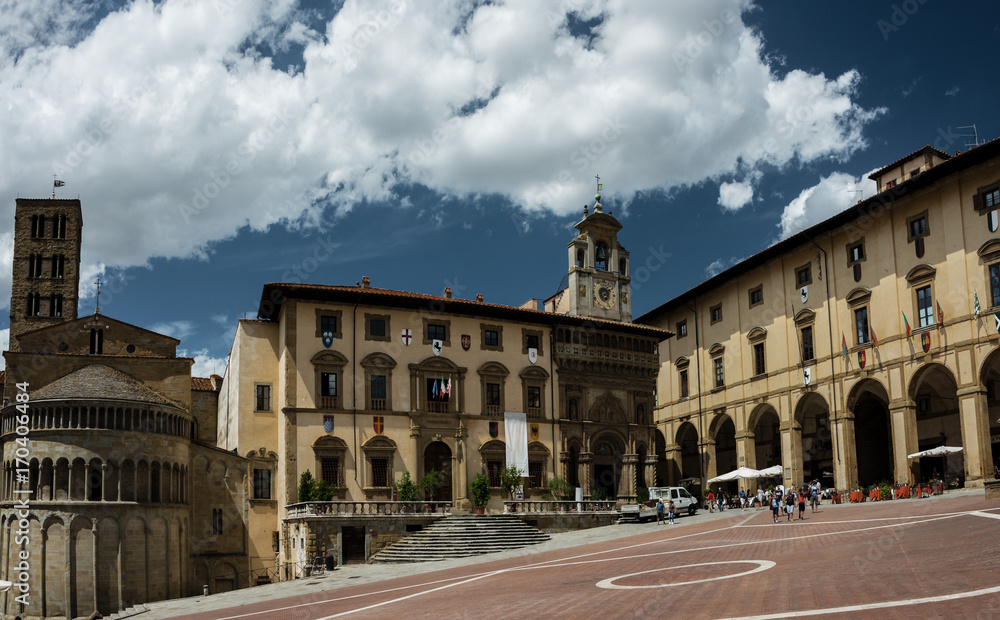 Piazza Grande in Arezzo