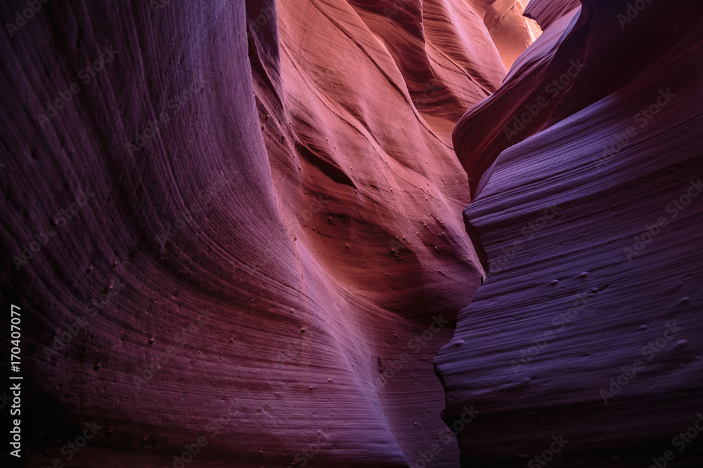 Antelope Canyon, Arizona, smooth rock texture