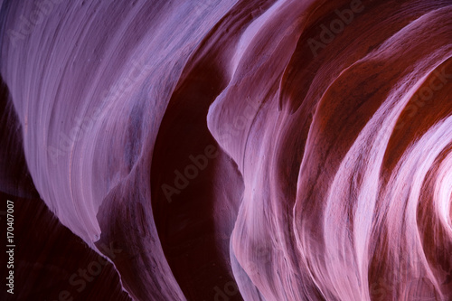 Antelope Canyon, Arizona, smooth rock texture