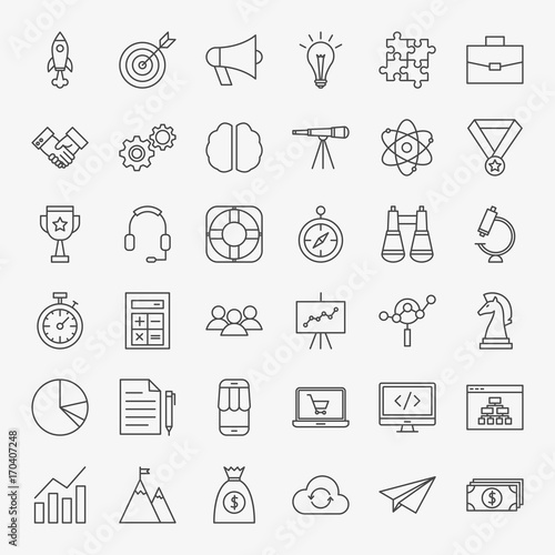 Startup Line Icons