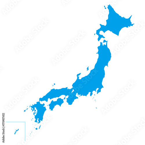 日本地図 白地図