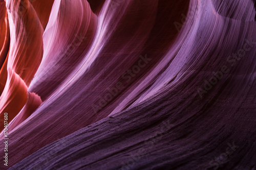 Antelope Canyon, Arizona, smooth rock texture
