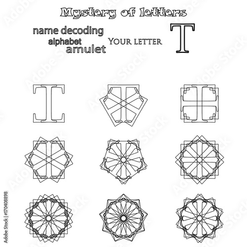 Secret of words, runes astrology personal amulet