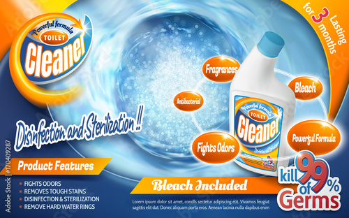Toilet cleaner ads