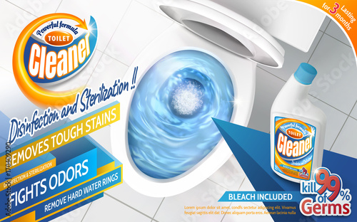 Toilet cleaner ads