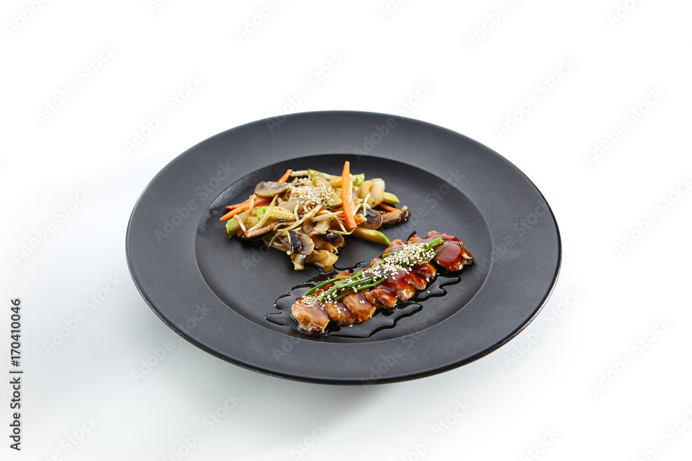 Delicacy dishes of chic restaurant Delicacy dishes of chic restaurant