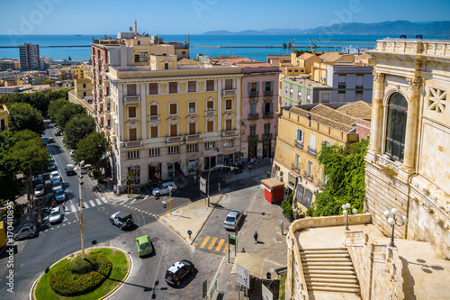 Cagliari view from Bastione San Remy