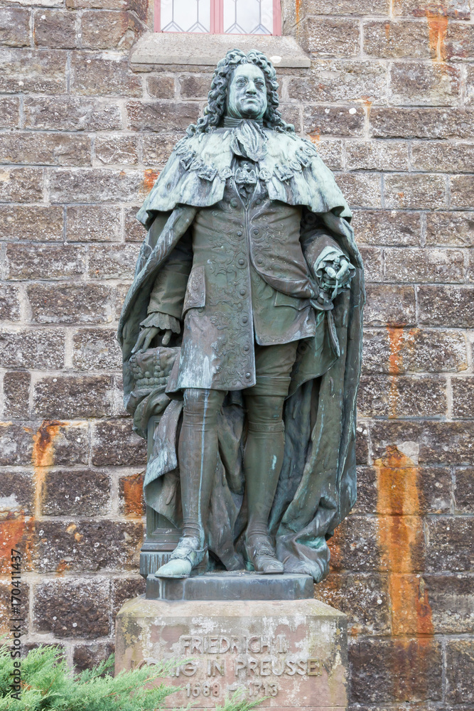 Naklejka premium Statues at Hohenzollern Castle (Burg Hohenzollern)