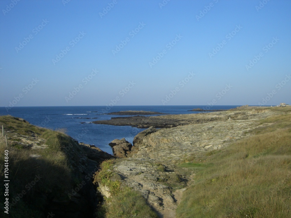 Côte sauvage de la presqu'île de Quiberon, Bretagne, France