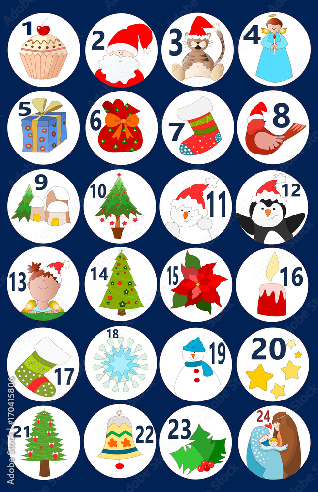 Calendario di Avvento Calendario di Avvento