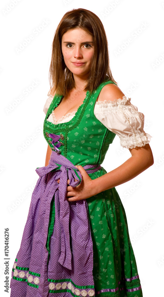 Attraktive junge Frau im Dirndl Attraktive junge Frau im Dirndl