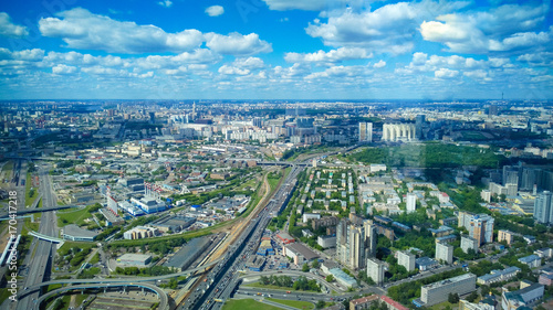 Moscow City panoramic views