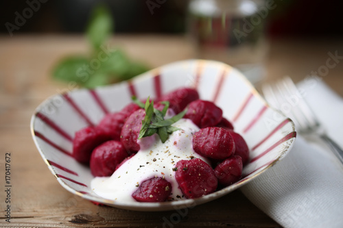 Rote Beete Gnocchi