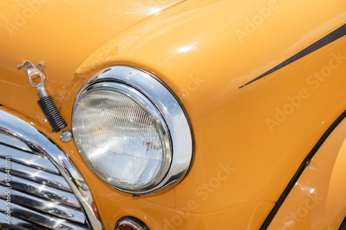 車のヘッドライト Car rounded cute headlights © norikko