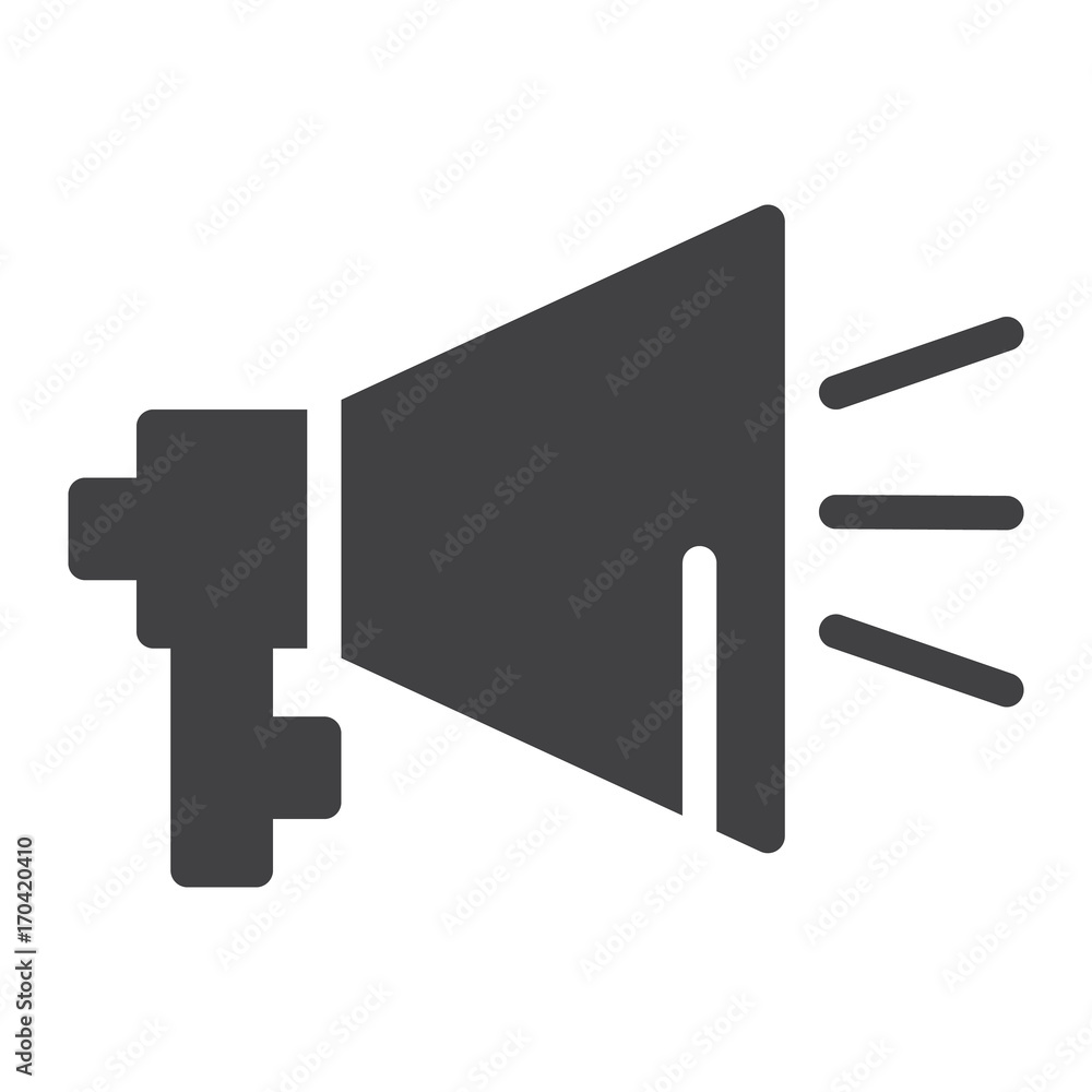 Megaphone icon vector Megaphone icon vector