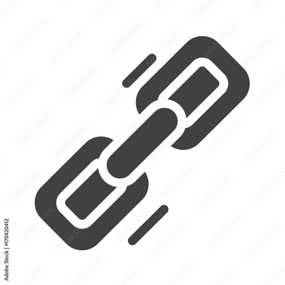Link icon vector Link icon vector