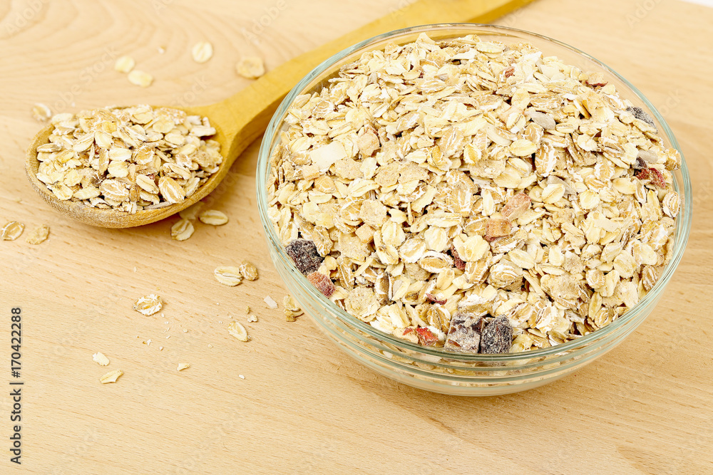 bowl of muesli bowl of muesli