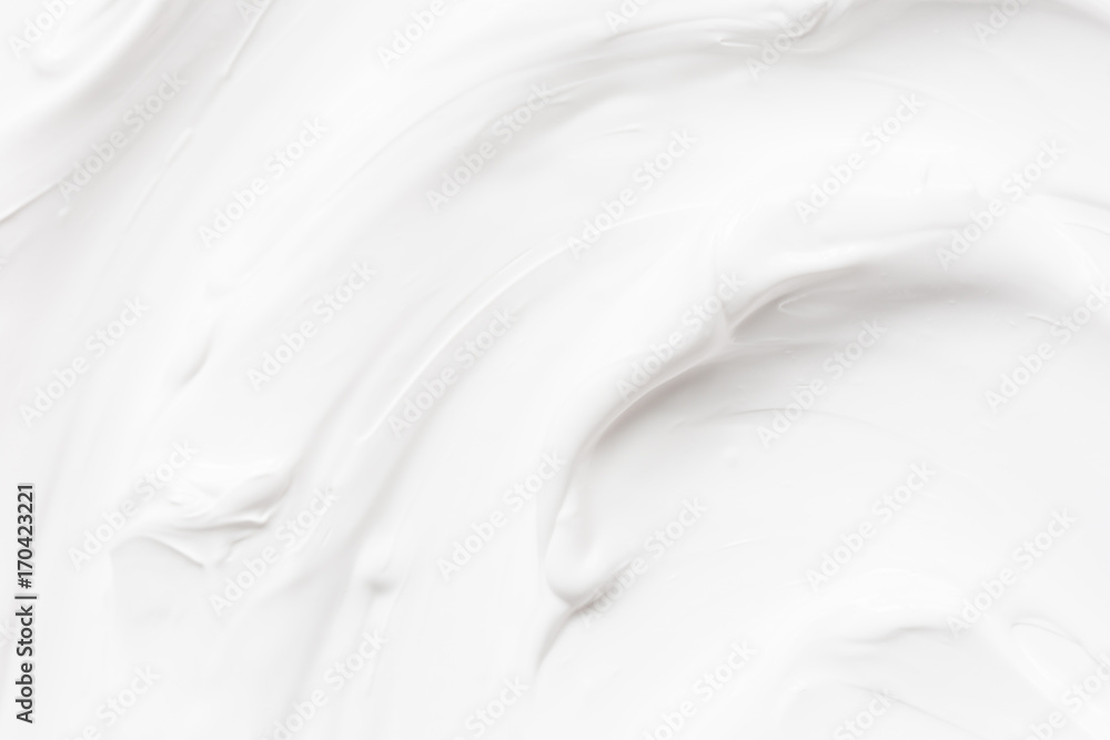 Naklejka premium White texture of cream background