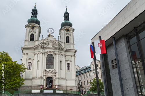 Billede på lærred Church of St. Mary Magdalene. Karlovy Vary