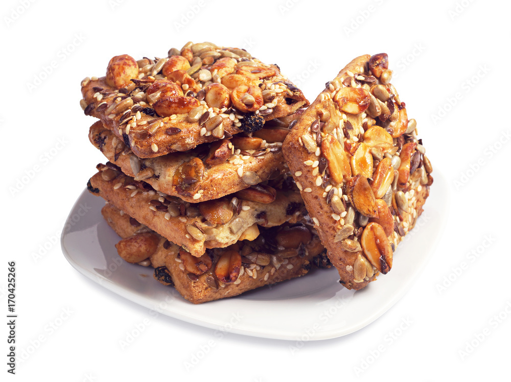 Cookies with seeds and nuts Cookies with seeds and nuts