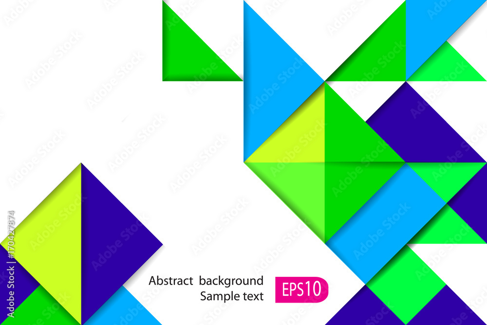 Abstract geometric vector background with triangles. Abstract geometric vector background with triangles.