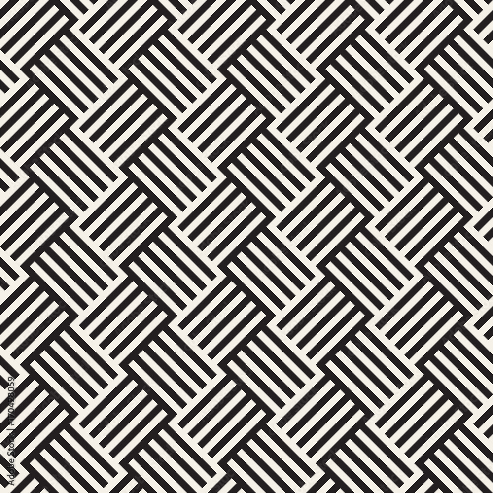 Abstract geometric pattern with stripes, lines. Seamless vector ackground. Black and white lattice texture. Abstract geometric pattern with stripes, lines. Seamless vector ackground. Black and white lattice texture.