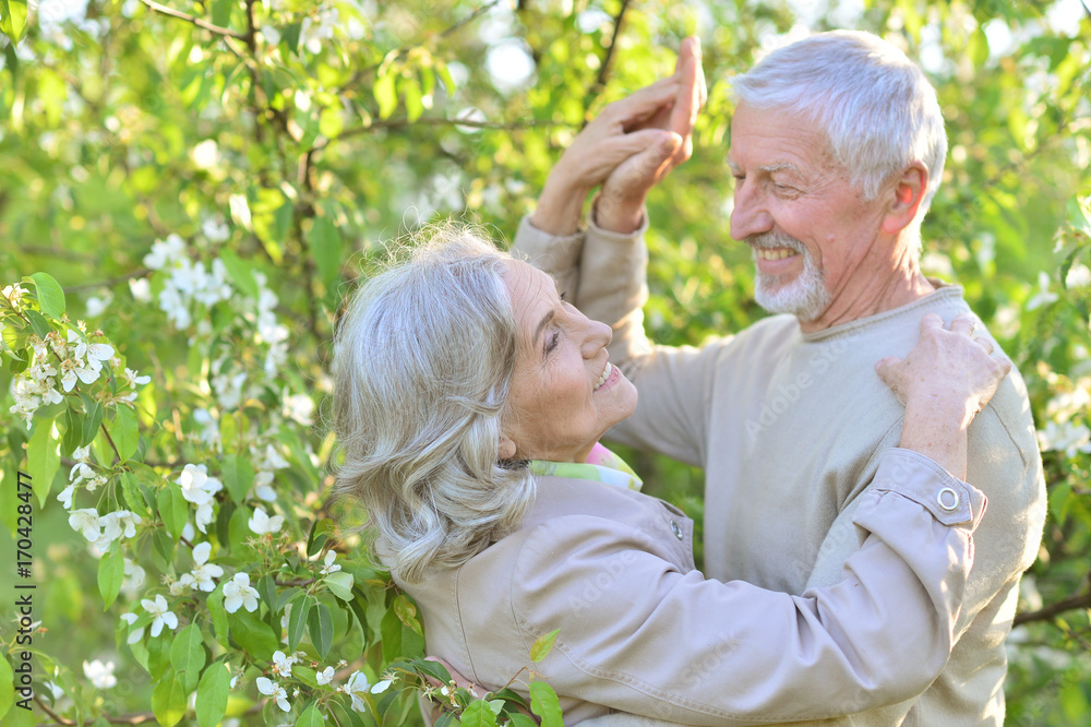 portrait of senior couple 