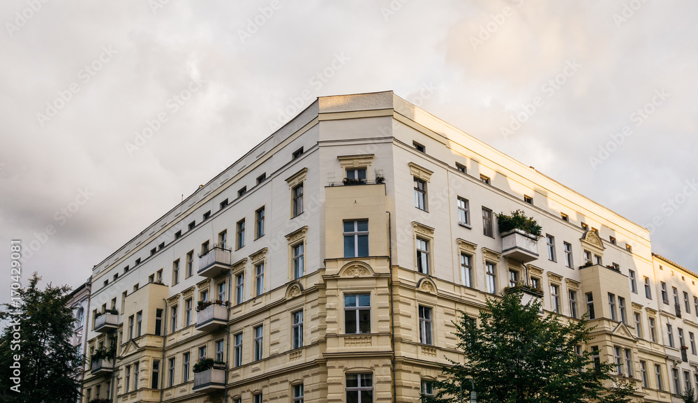 yellow corner building in berlin