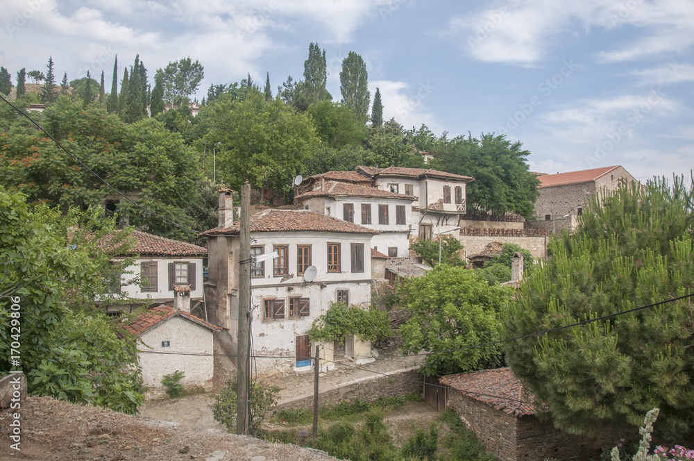 Old house at Sirince Village. Sirince is a famous tourist destination in Aegean Region. Izmir, Turkey,2017.