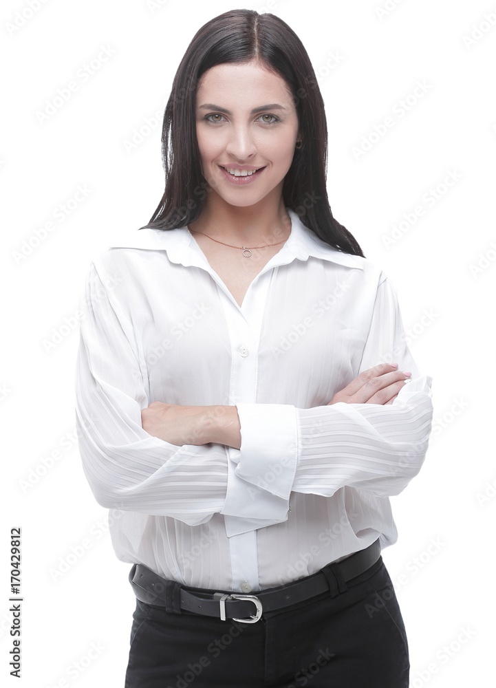 modern young business woman in white blouse. modern young business woman in white blouse.