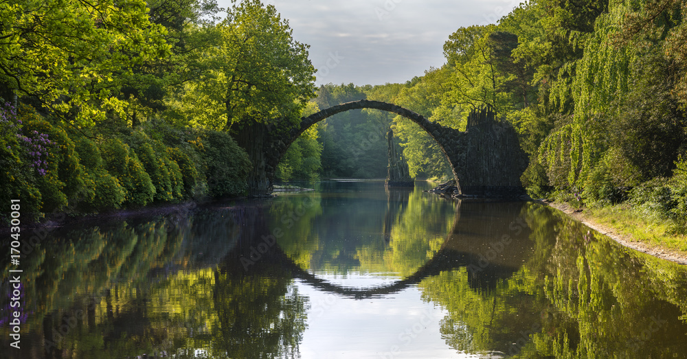 Naklejka premium devilish bridge in Kromlau