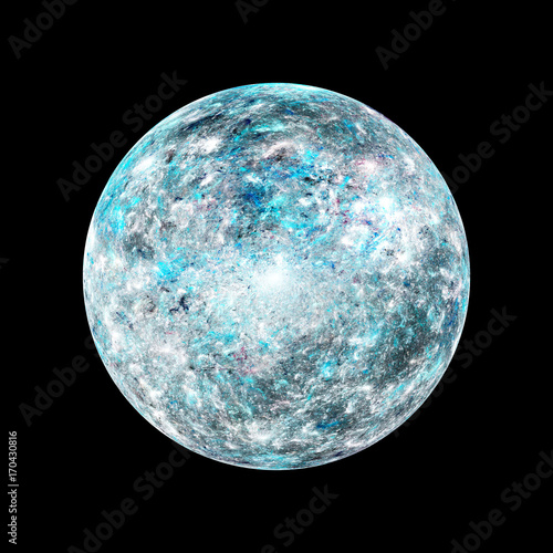 Fototapeta Naklejka Na Ścianę i Meble -  Icy cold exoplanet high resolution texture