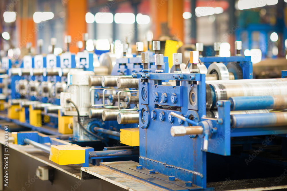 new and powerful metalworking machine in modern workshop new and powerful metalworking machine in modern workshop