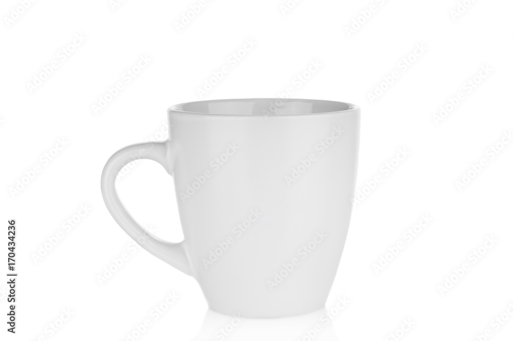 Empty mug isolated on white background Empty mug isolated on white background