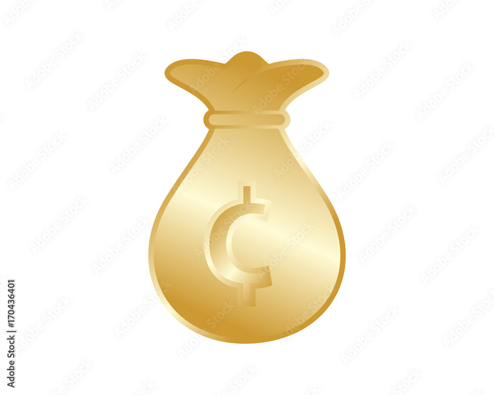 bronze cent sack currency symbol money image icon vector bronze cent sack currency symbol money image icon vector