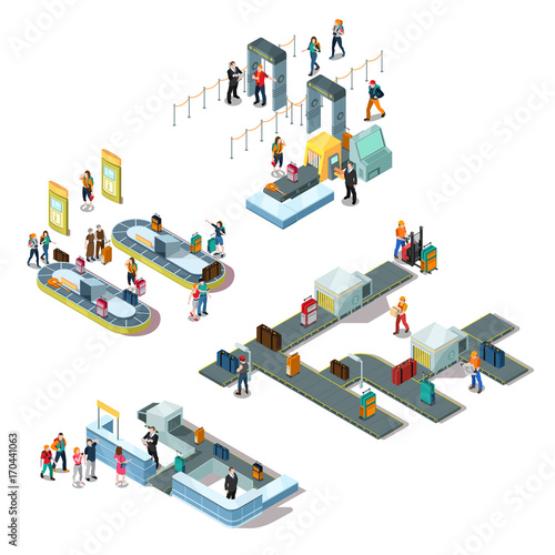 Airport Isometric Compositions
