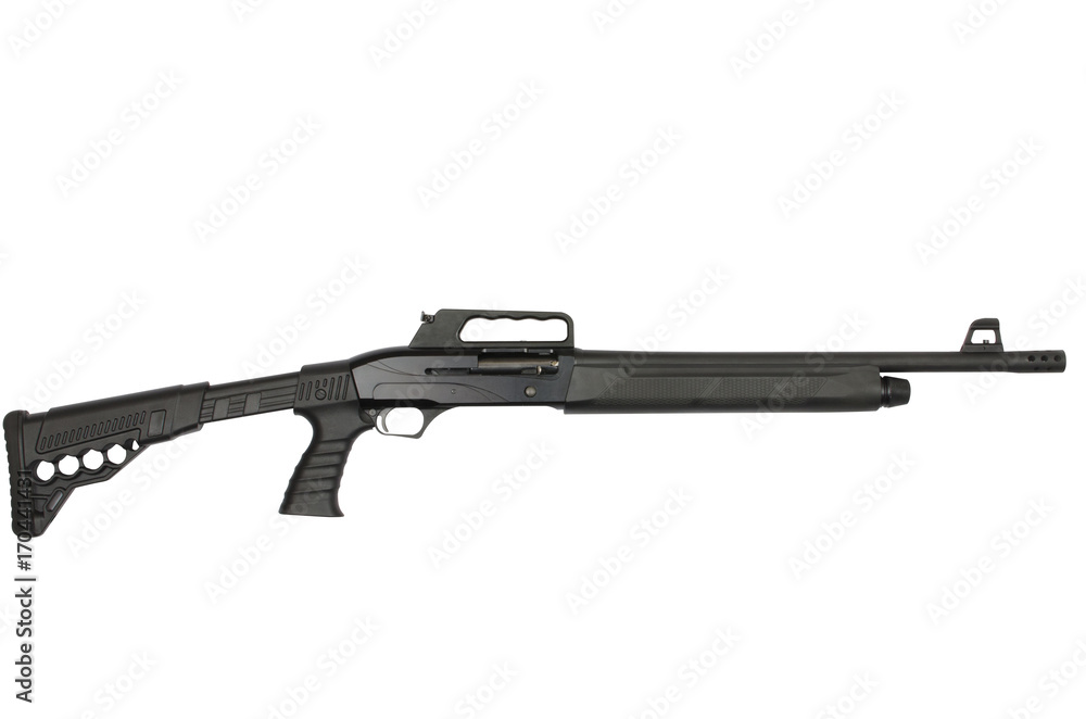 Shotgun isolated on white background Shotgun isolated on white background