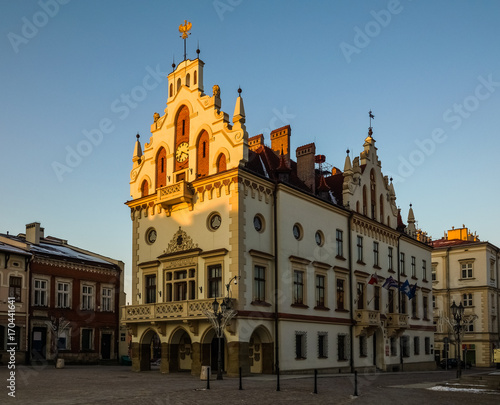 Town hall in Rzeszow city, Podkarpackie, Poland